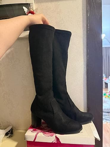 qadın çəkmələri: Parisden alınıb -150 avro Qadın uzun çəkmələri – qara rəng - Model — 1