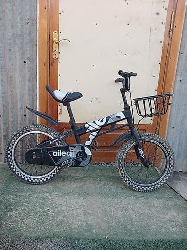 matorlu velospet: İşlənmiş İki təkərli Uşaq velosipedi 16", sürətlərin sayı: 1, Ödənişli çatdırılma — 1