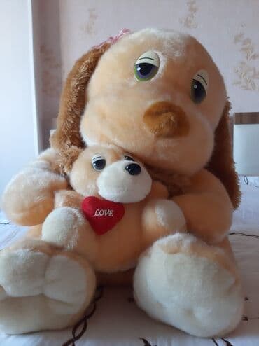 вязаные мягкие игрушки: Yeke mishka it oyuncaq. Hec ishlenmeyib. Unvan yasamal — 2