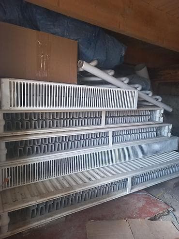 baklar və çənlər: Panel radiatorlar (mərkəzi isitmə üçün) - 6 ədəd ağ rəngli panel tip — 2