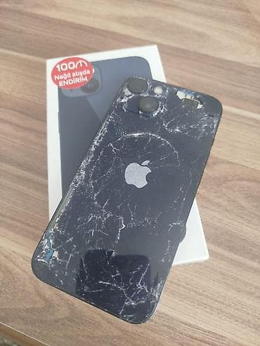 IPhone 13, 128 ГБ, Черный, Битый
