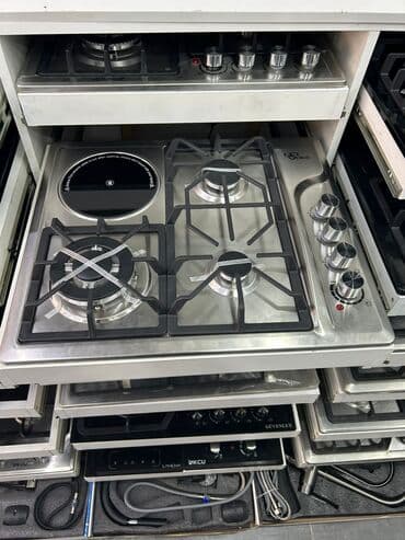 yemək bişirən: Plitə Qarışıq, Quraşdırılan, 4 gözlü, Yeni — 1