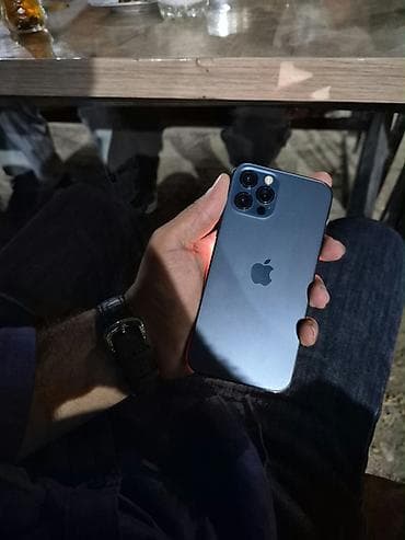 IPhone 12 Pro, Göy, Simsiz şarj lalafo.az -da IPhone 12 Pro, Göy, Simsiz şarj