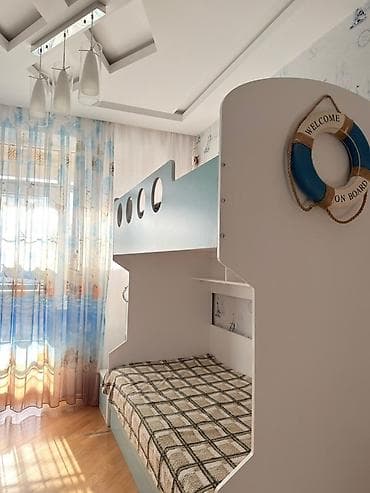 taxta rəf: Oğlan və qız üçün, Çarpayı, Matras ilə, Siyirməli, Taxta — 2