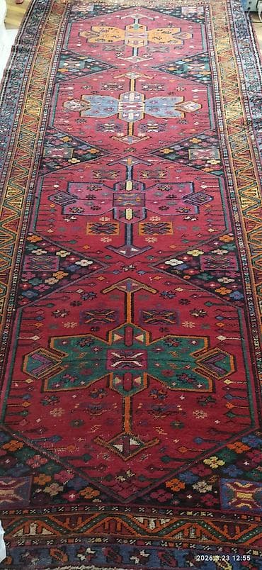 xalca uzlukləri: Qədim xalça, 1950 il, Azərbaycan, Vəziyyəti: Qənaətbəxş — 1