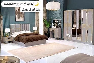 mebel: Yataq dəsti – sifarişlə hazırlanır Rəng seçimi mövcuddur Dəstənin — 1