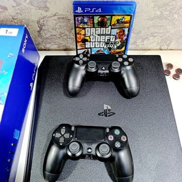 заказать гбо 4 поколения: PS4 PRO 1TB,2pult +20oyun+GTA5 Şəkildəki PS4 pro, işlənməyib — 7