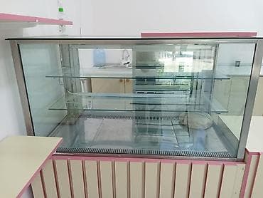 Техника и электроника: Soyuduculu vitrın vitrin (şirniyyat/çörək/fast-food üçün) - Ön və yan — 1