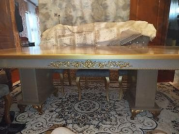 Masalar: Qonaq masası, İşlənmiş, Açılmayan, MDF, Dördbucaq masa — 2