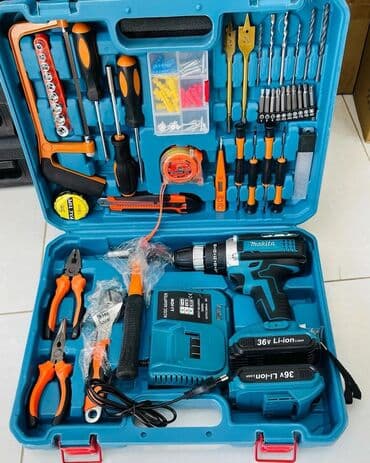 kömürsüz drel: Yeni Zərbəli drel Akkumulatorlu, Pulsuz çatdırılma, Kredit yoxdur — 1