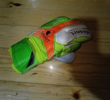 qapıçı əlcək: Məhsul: fdsport qapıçı əlcəkləri (1 cüt) - Rənglər: yaşıl–ağ–narıncı — 7