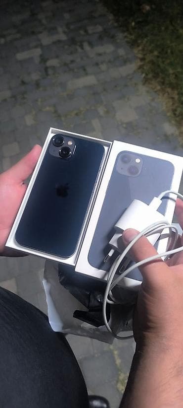 IPhone 13, 128 GB, Qara, Simsiz şarj, Face ID