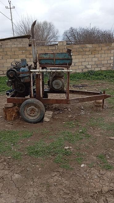 Köhnə tip səyyar dizel generator/kompressor stansiyası - Qoşqu