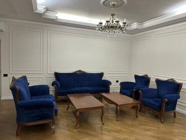 konputer masası: İşlənmiş, Divan, Divan, Jurnal masası, 2 kreslo, Bazasız, Açılmayan — 1