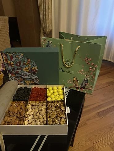 acar dəsdi: Hədiyyəlik quru meyvə və çərəz dəsti – “Pistachio” brendi Tərkib: - — 1