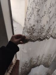 pencere perde: Yeni, Vilyur Pərdə, rəng - Ağ, Ünvandan götürmə — 12