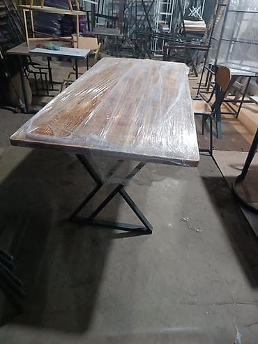 taxta stullar: Yeni, Açılmayan, Taxta, Dördbucaq masa — 6