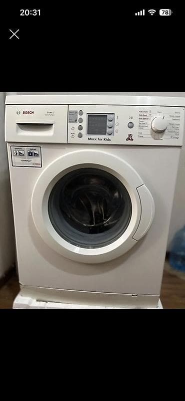 powerful paltaryuyan: Paltaryuyan maşın Bosch, 7 kq, Avtomat, Qurutmasız — 1