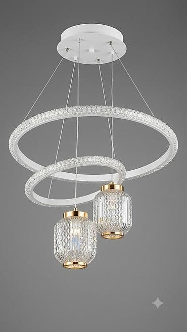 işıq bloku: Led Çılçıraq, 4 və daha çox lampa, Metal — 6