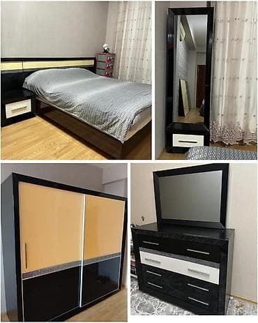 dolab dəhliz: İkinəfərlik çarpayı, Dolab, Termo, 2 tumba, İşlənmiş — 1