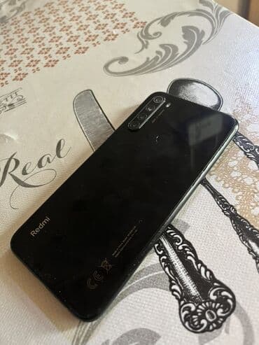 Chevrolet: Redmi Note 8 (2021), 32 GB, rəng - Qara, Zəmanət, Barmaq izi — 3