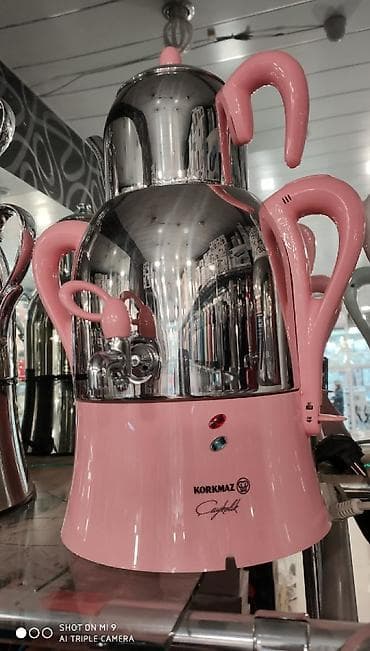 samavar ucuz: Samovar Elektrik samovar Korkmaz Türkiyə istehsali 50 bardak çay — 4