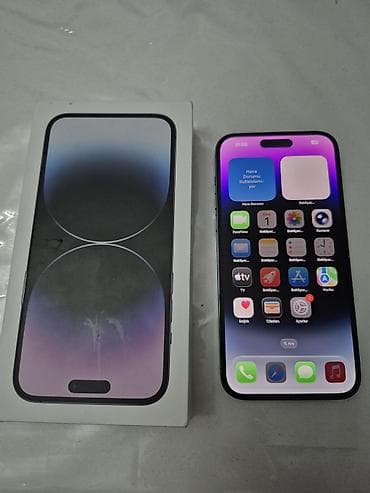 IPhone 14 Pro Max, 128 GB, Mavi, Zəmanət, Simsiz şarj, Face ID