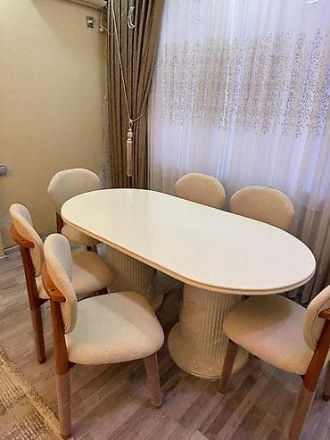 Yeni və Sifarişlə Masa dəsti 750_azn Masanin ölçüsü 2×1 Rəng seçimi lalafo.az -da Yeni və Sifarişlə Masa dəsti 750_azn Masanin ölçüsü 2×1 Rəng seçimi