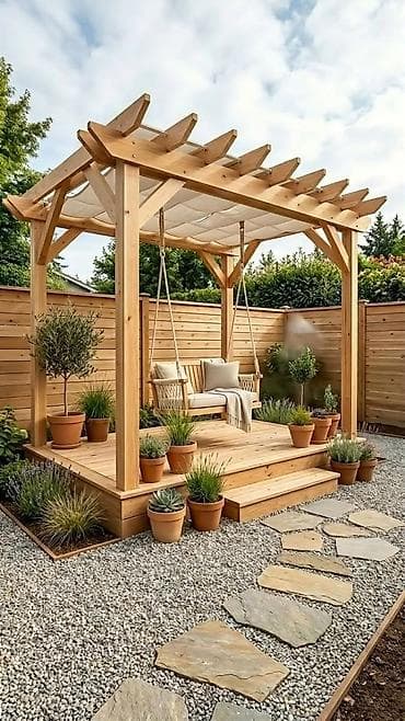 bit bazar: Məhsul: Ağacdan pergola və açıq hava istirahət konstruksiyaları (bağ — 6