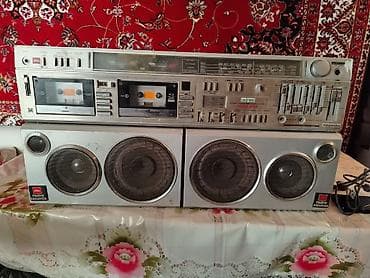 Toshiba boombox/maqnitofon sistemi - İkiqat kaset deki: A/B kaset