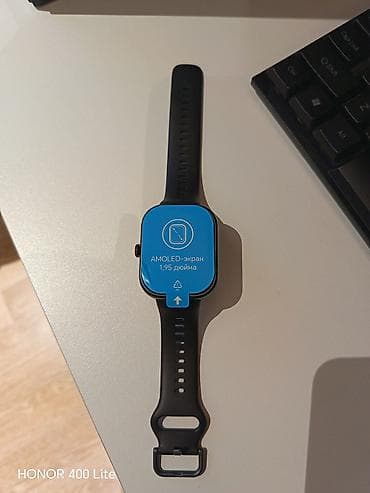 bluetooth mikrofon karaoke: Yeni, Smart saat, Honor, Suya davamlı, rəng - Qara — 1