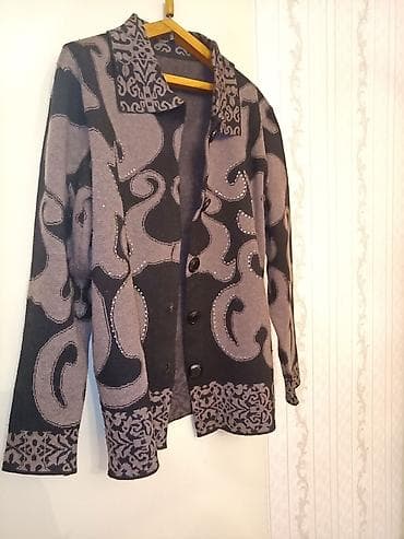 yun şal: Qadın jaketi .Yun Qalın. İsti .Razmer :52_54 — 3