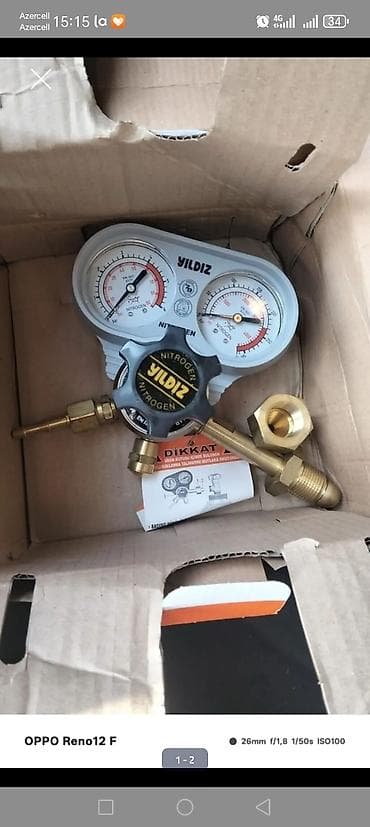 YILDIZ 5400 seriyası – Azot üçün basınc düşürücü (manometrlı), çoxdur