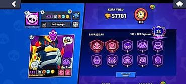 ✅YALNIZ WHATSAPDAN YAZIN✅ Brawl Stars hesabı – yüksək kuboklu, zəngin