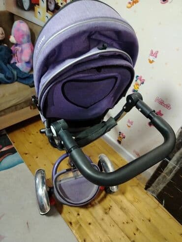 İncəsənət və kolleksiyalar: Uşaq üçtəkərli velosiped-araba (tricycle) – bənövşəyi rəngdə, günlük — 7