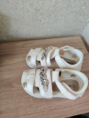 uşaq yay krossovkaları: Rəng - Ağ Basanojkalar, Ölçü: 27, Qız üçün — 2