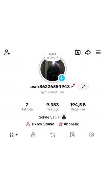 ağ çadır xaçmaz: Satışda: TikTok səhifəsi Profil məlumatı: - İstifadəçi adı — 1