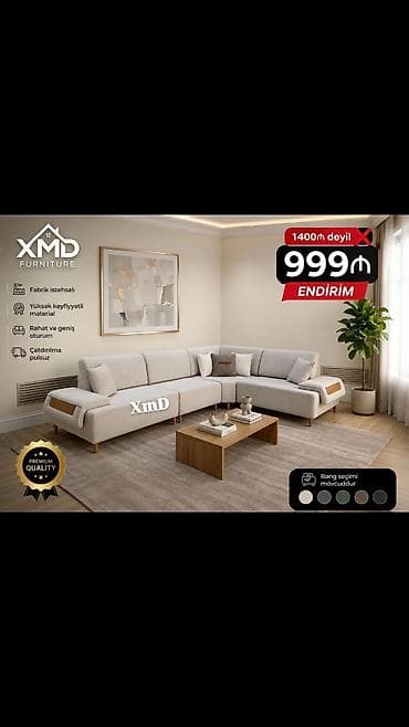 divan desti: XMD Furniture künc divan dəsti - Fabrik istehsalı - Yüksək — 1