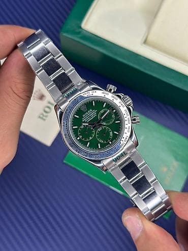 bil: Yeni, Qol saatı, Rolex, rəng - Yaşıl — 2