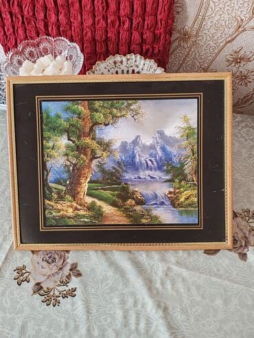 umivalnik satilir: Ramkada şəkil satılır. 28/36 sm dir. Şüşəsiz dir. Sovetden qalma — 1