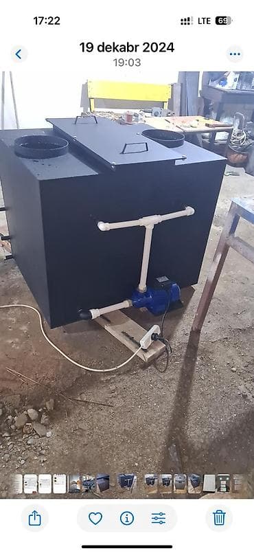 kafe avadanlıqları: Mətbəx tüstüsü üçün sulu filtr – havalandırma xəttinə qoşulan sənaye — 4