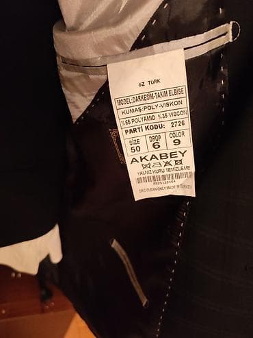 polis paltarı: Klassik kişi kostyumu – 3 hissəli dəst - Brend/model: Akabey — 3