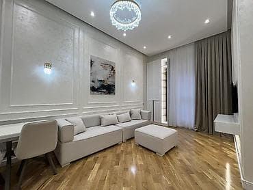 Квартиры: İcarəyə verilir 2 otaqlı yeni tikili 75 m², Ağ şəhər q. Kateqoriya — 1