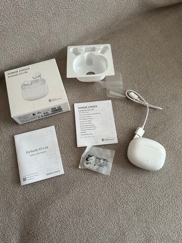 honor qulaqlıq: Yeni Simsiz (Bluetooth) Qulaqcıqlar, Honor, rəng - Ağ — 1