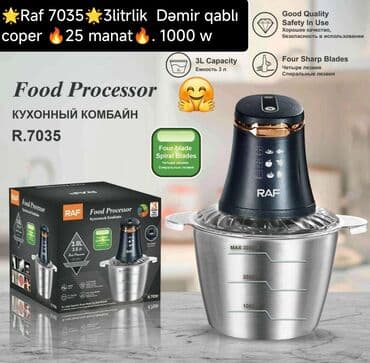 Mətbəx kombaynları və doğrayıcıları: Mətbəx kombaynı Yeni, Ödənişli çatdırılma, Rayonlara çatdırılma, Ünvandan götürmə — 14