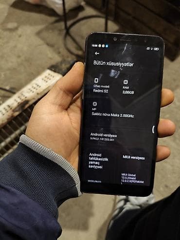 islenmis ayfon 5s: Redmi S2, 32 GB, rəng - Boz, Barmaq izi — 1