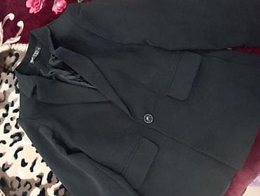 qadın jaketləri: Qara qadın blazer jaket - Klassik dizayn, 1 düyməli bağlanma - İki — 1