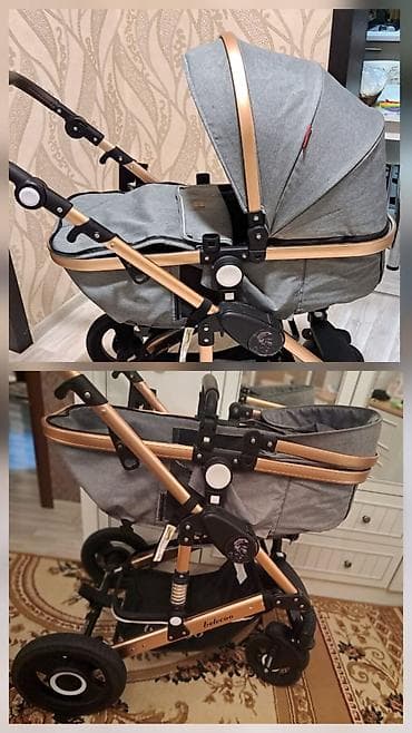 uşag arabası: IrKolyaska satilir Qiymet 100 man Qish cexolu,çantasi var — 1