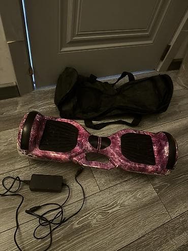 Elektrikli hoverboard (self-balancing scooter) - Korpus: bənövşəyi