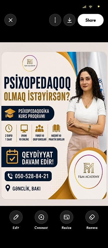 qapilar gence: Psixopedaqogika kurs proqramı – F&M Academy - Psixopedaqoq olmaq — 1